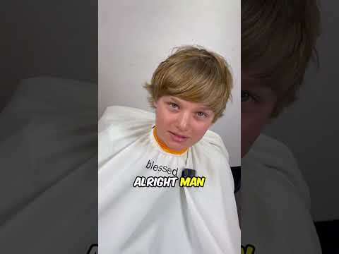 His Mom use to cut his hair |